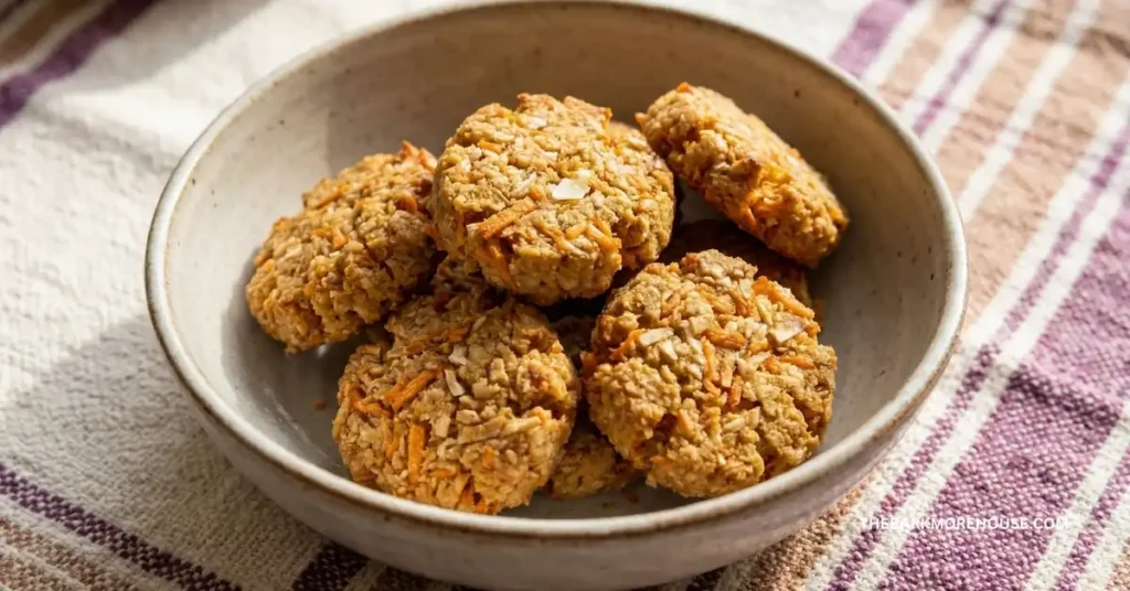 Vegan Coconut & Carrot Crunchers