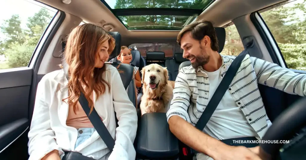 Vet checking a dog to decide if the dog is healthy and ready for travel