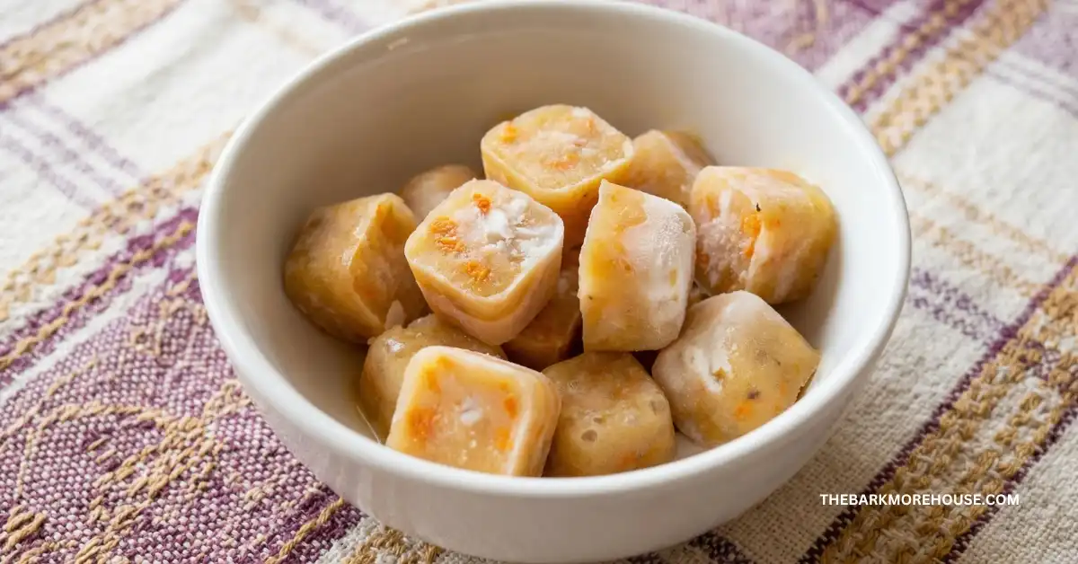 Pumpkin Coconut Ice Cubes for Dogs